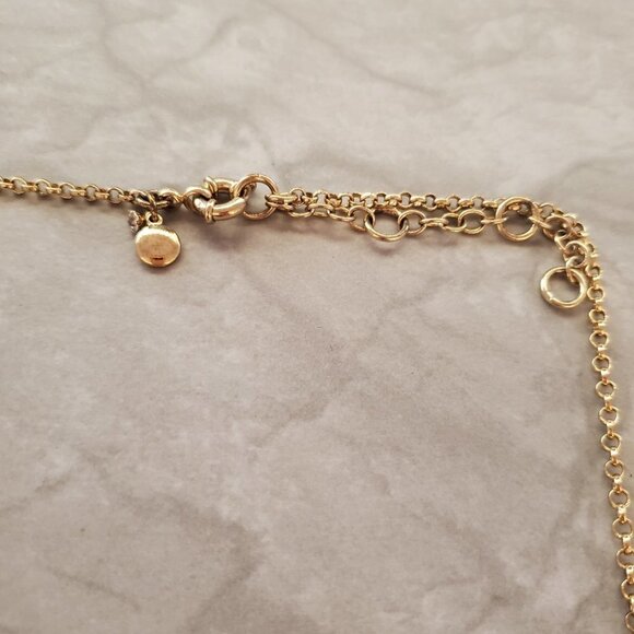 💕 J.Crew White Pink Blue Rhinestones Crystals Cluster Statement Necklace 💕 - Picture 3 of 16